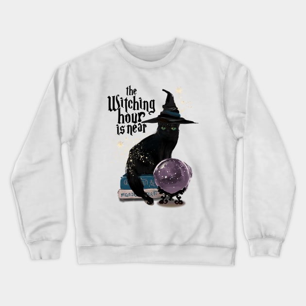 The witching hour is near Crewneck Sweatshirt by ArtStyleAlice